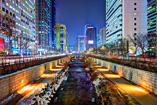 istock Cheonggyecheon in Seoul 452111829
