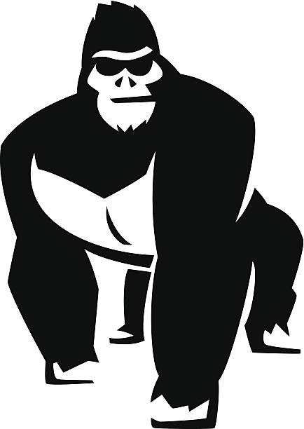 1,000+ Gorilla Standing Stock Illustrations, Royalty-Free Vector ...
