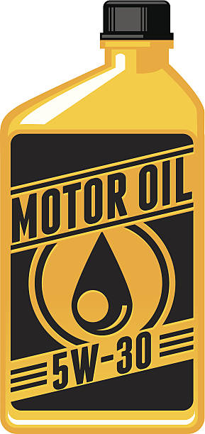 an icon of a big motor oil in orange and black tone  - ryan in a 幅插畫檔、美工圖案、卡通及圖標