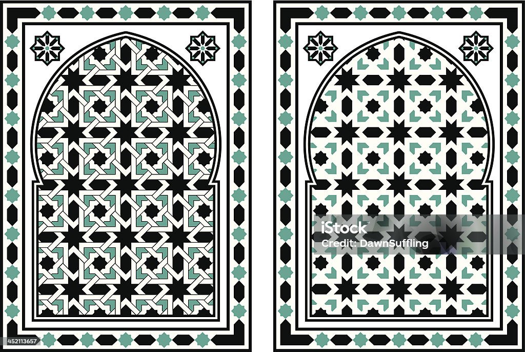 Mosaico Árabe - Royalty-free Padrão arte vetorial