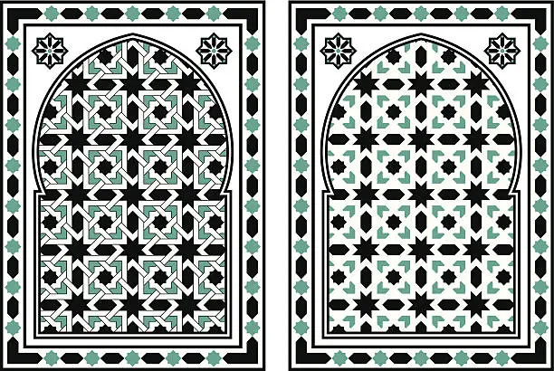 Vector illustration of Arabic Mosaic