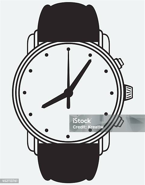 Symbol Zegarek Na Rękę - Stockowe grafiki wektorowe i więcej obrazów Akcesorium osobiste - Akcesorium osobiste, Bez ludzi, Biznes