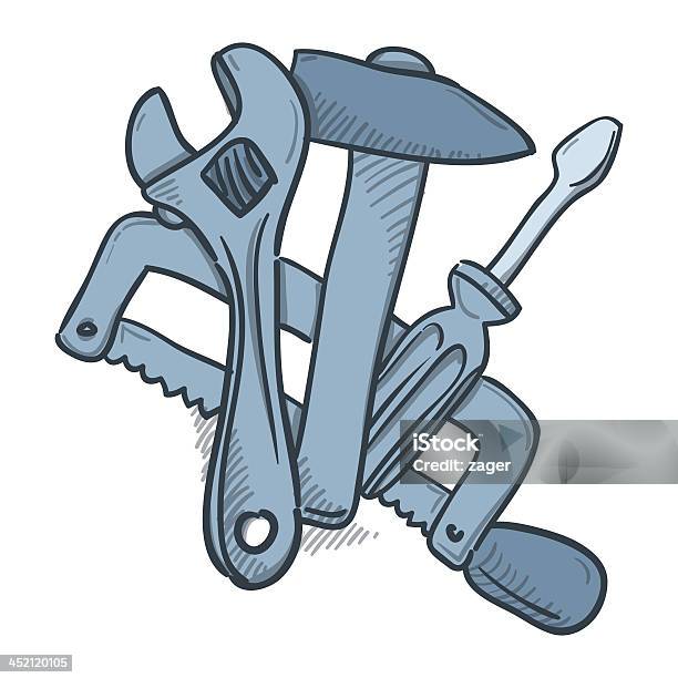 Ilustración de Herramientas De Mecánico y más Vectores Libres de Derechos de Accesibilidad - Accesibilidad, Acero, Acero inoxidable