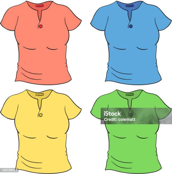 Ilustración de Ropa y más Vectores Libres de Derechos de Adulto - Adulto, Amarillo - Color, Azul