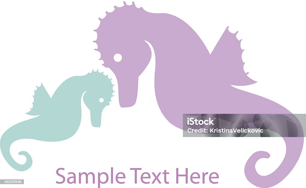 logo l'hippocampe - clipart vectoriel de Animaux de compagnie libre de droits