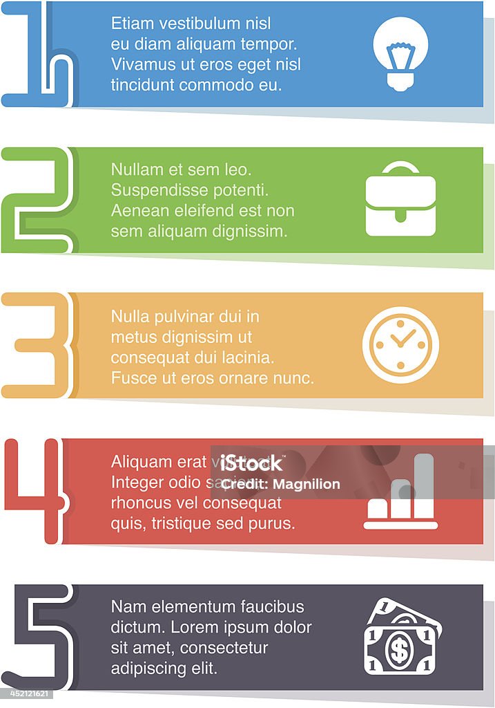 Infografía de papel - arte vectorial de Infografía libre de derechos