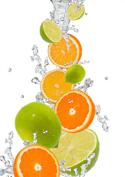 istock fresh orange in water splash 452123903