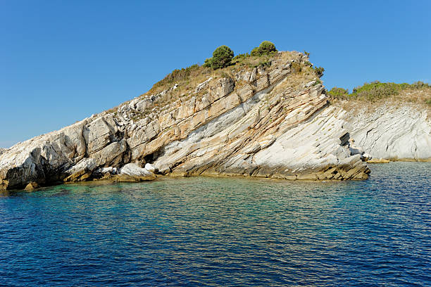 istock rocky beach at greece , thassos 452124361
