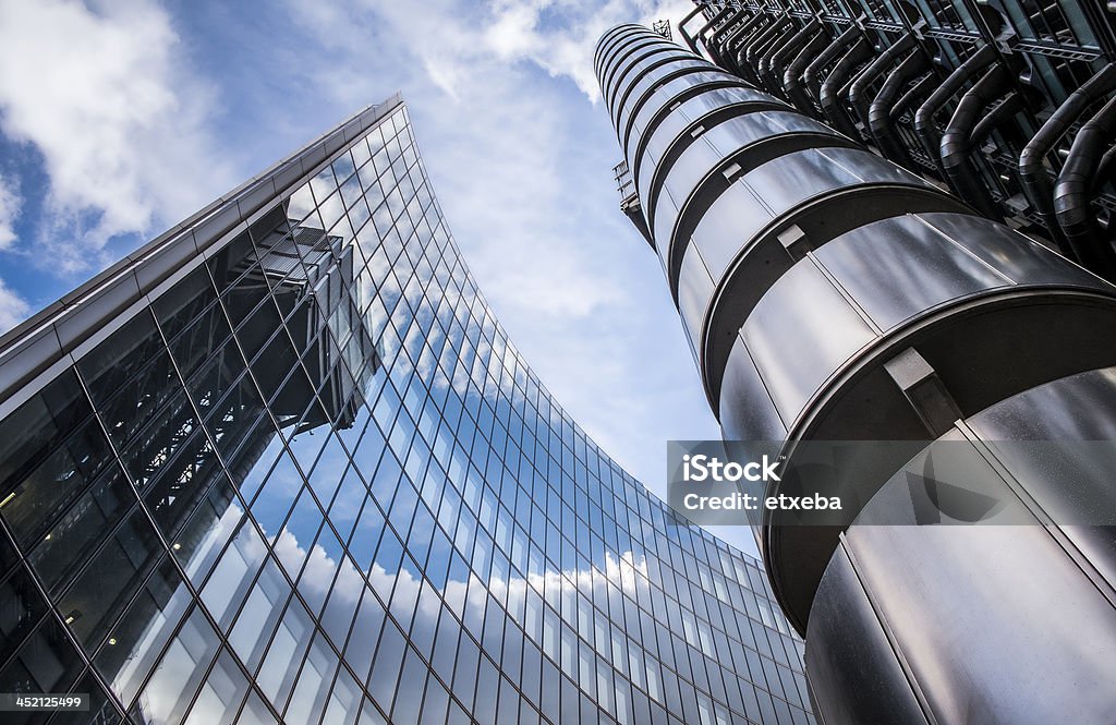 Corporate Building Corporate Building in the City, London. Lloyds of London Stock Photo