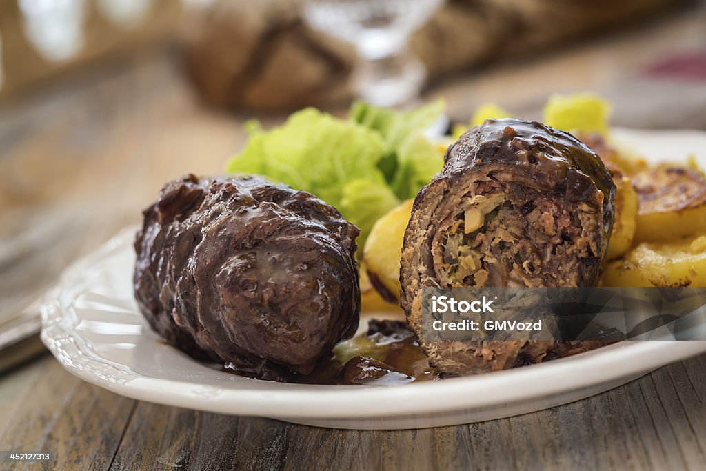 Bife a rolê - Foto de stock de Batatas Prontas royalty-free