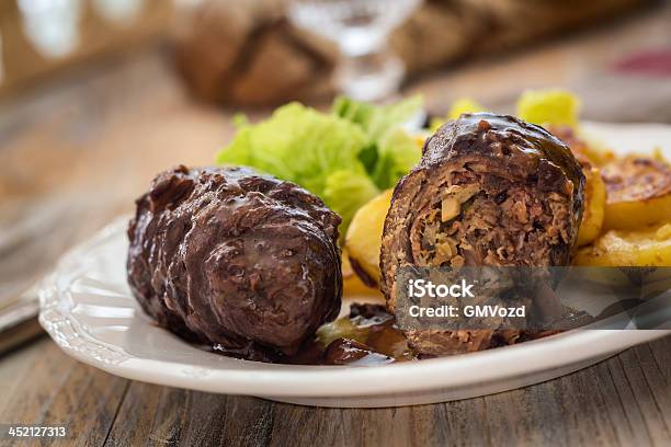 Foto de Bife A Rolê e mais fotos de stock de Batatas Prontas - Batatas Prontas, Bife a rolê, Carne