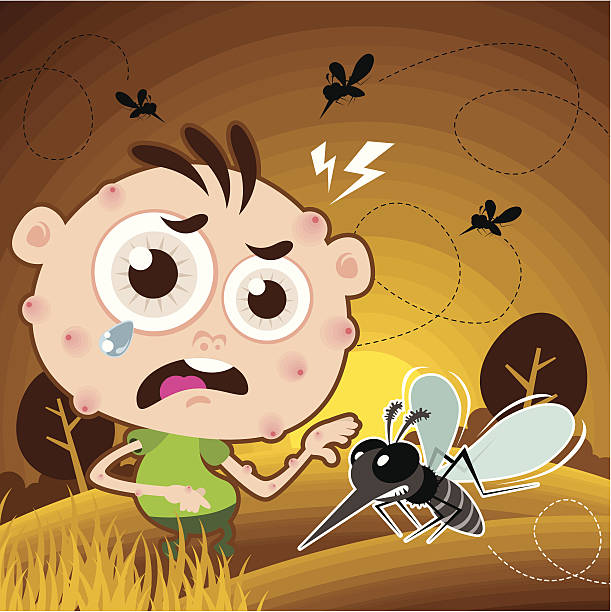 Mosquito Bite At Garden Stock Clipart | Royalty-Free | FreeImages