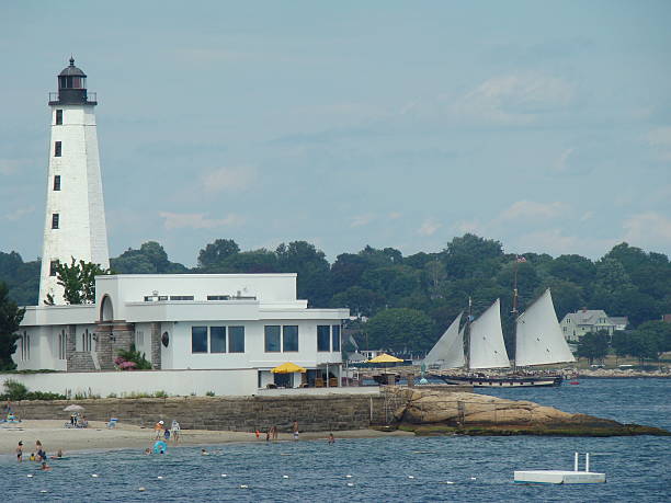istock Lighthouse in New London Connecticut 452128525