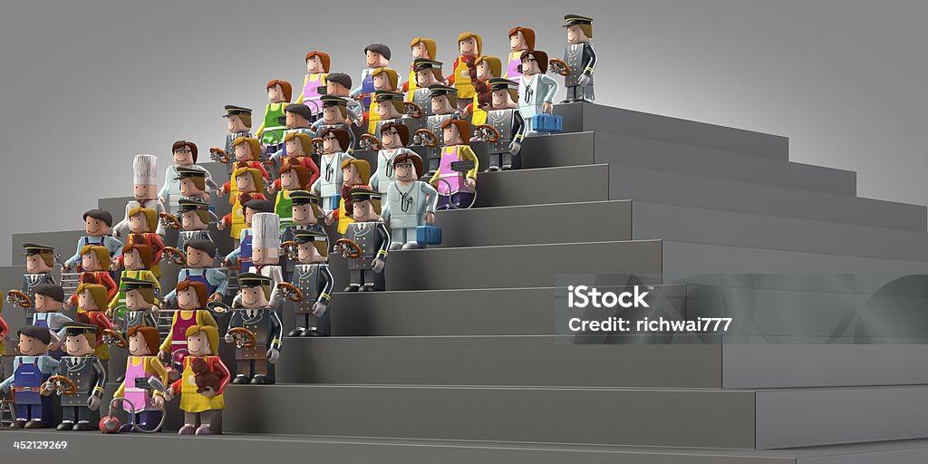 Diversità occupazioni persone - Foto stock royalty-free di Occupazioni varie