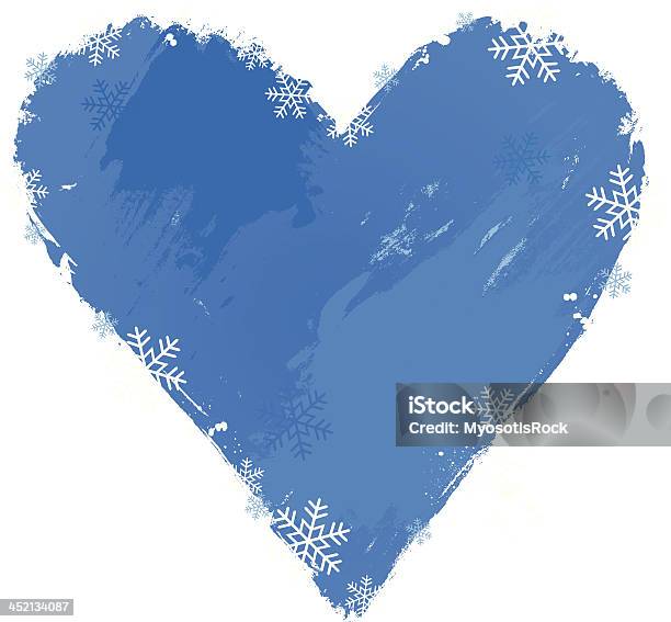 Cuore Dellinverno - Immagini vettoriali stock e altre immagini di Amore - Amore, Astratto, Bianco