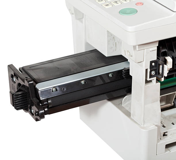 istock inserting of cartridge in multifunctional device 452143977
