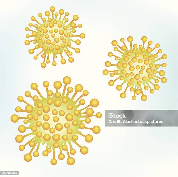 Macropicture Stock Vektor Art und mehr Bilder von Pollen - Pollen, Erkältung und Grippe, Grippevirus