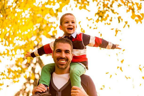 istock Father and son enjoying together 452145643