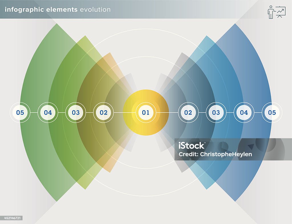 Infografiken Elemente – evolution " - Lizenzfrei Informationsgrafik Vektorgrafik