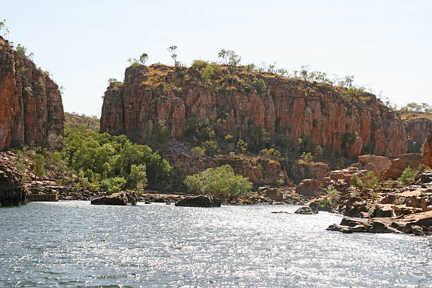 キャサリーン渓谷、オーストラリア - katherine australia northern territory ravine ストックフォトと画像