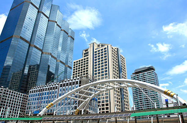 istock Office buildings in business center 452150903