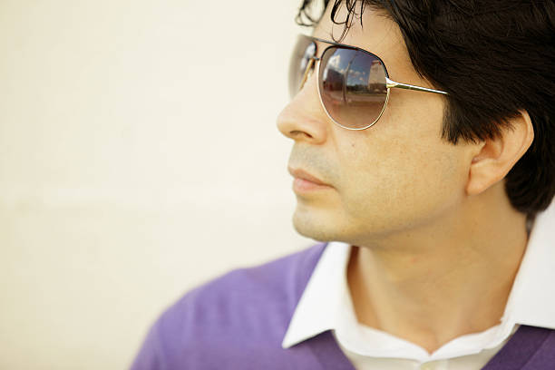 istock Head shot of a man with sunglasses 452152471