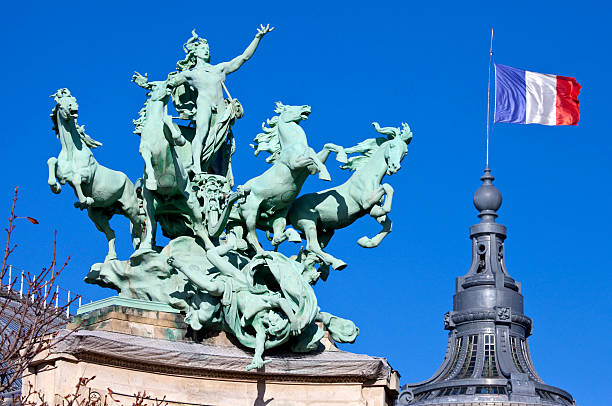 istock Grand Palais Quadriga in Paris 452153817
