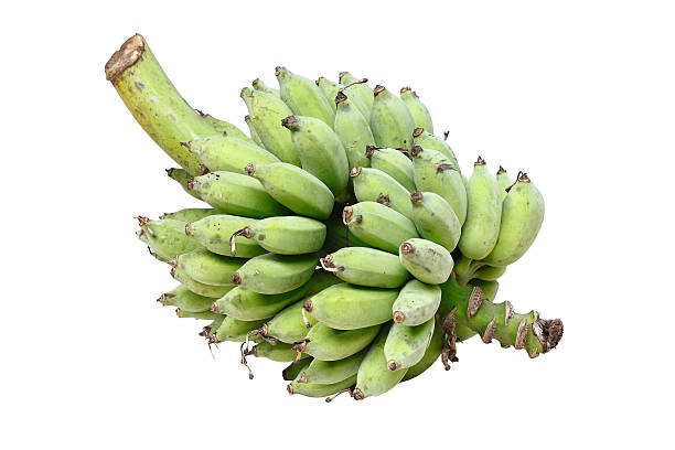 istock Banana bunch isolated on white background 452154235