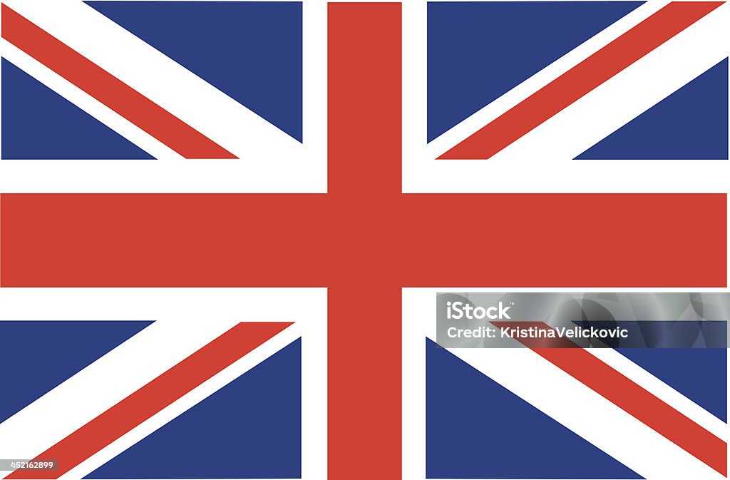 British flag vector file of British flag Blue stock vector