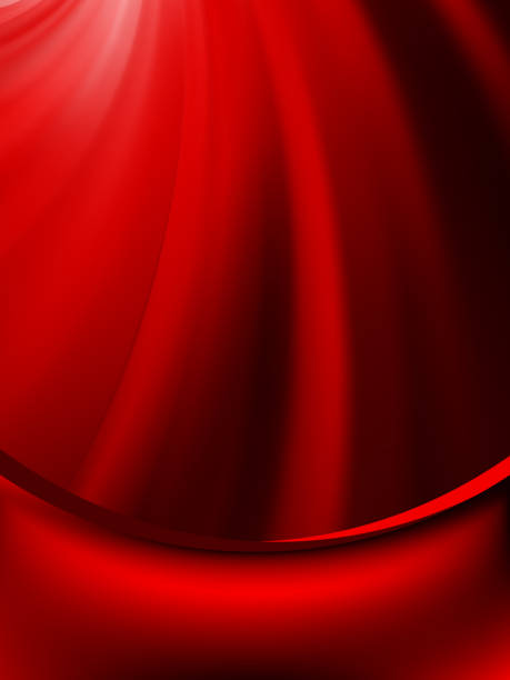 istock Red curtain fade to dark card. EPS 8 452163147