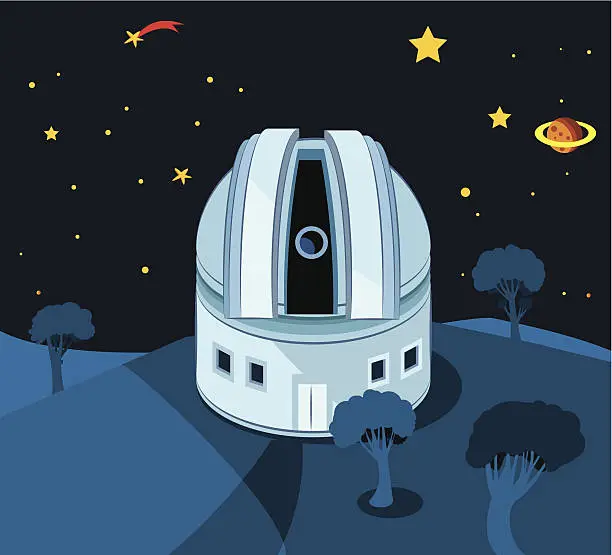 Vector illustration of Observatory