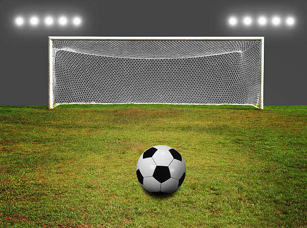 istock soccerball on soccer field 452169055