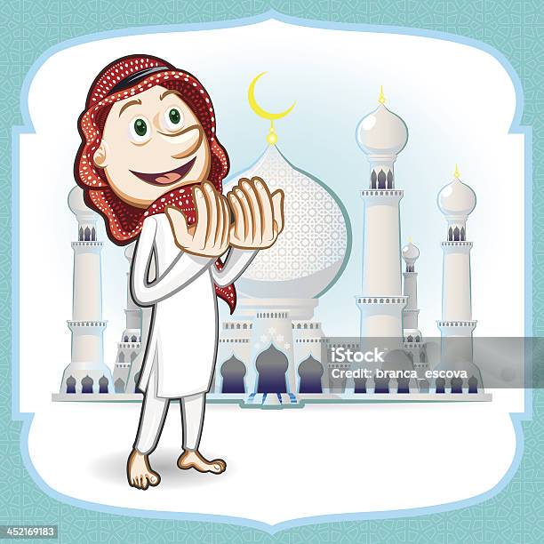 Eid Mubarak Grußkarte Stock Vektor Art und mehr Bilder von Allah - Allah, ClipArt, Design
