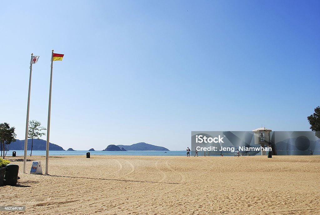 Leuchtturm in Beach - Lizenzfrei Abenddämmerung Stock-Foto