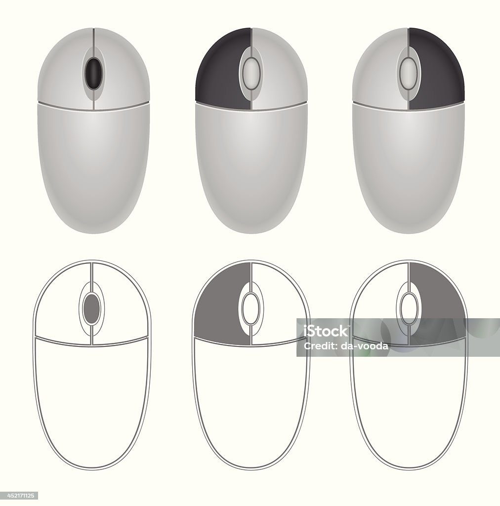Mouse Button Reference Mouse Buttons Indication Stock Illustration - Download Image Now ...