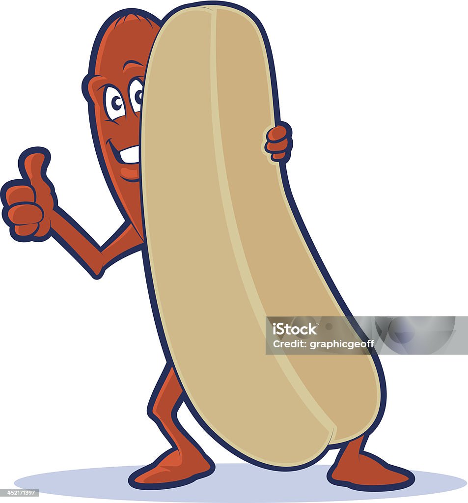 Hot Dog Cartoon Character Stock Illustration - Download Image Now -  American Culture, Bread, Bun - Bread - iStock