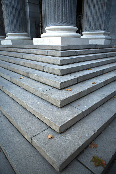 istock Madrid stock exchange stairs 452176327