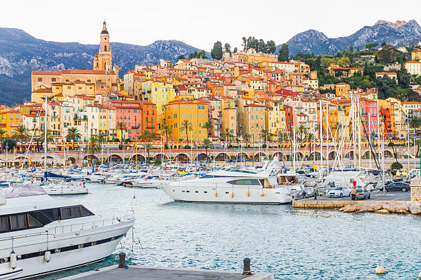 istock Port in Menton, France 452178409