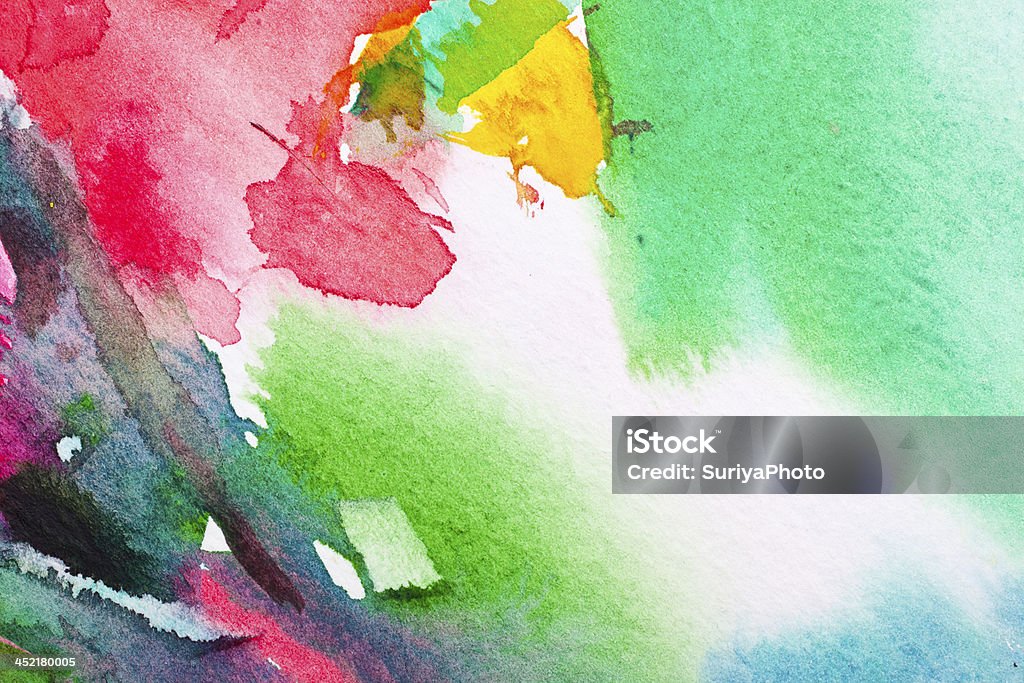 Colore astratto acqua - Foto stock royalty-free di Acquerello