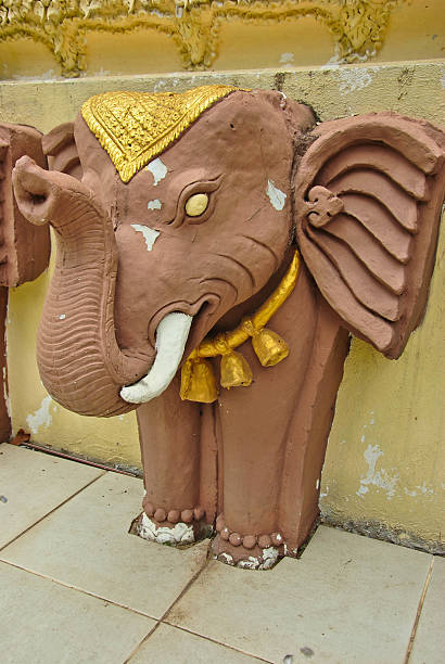 istock Elephant statue in the temple Of Thaialnd 452185331