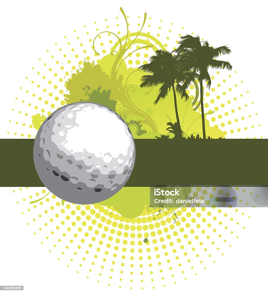 Bannière de Golf - clipart vectoriel de Golf libre de droits