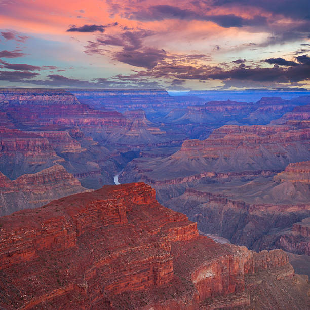 Grand Canyon Grand Canyon north rim, Arizona gunsight butte stock pictures, royalty-free photos & images