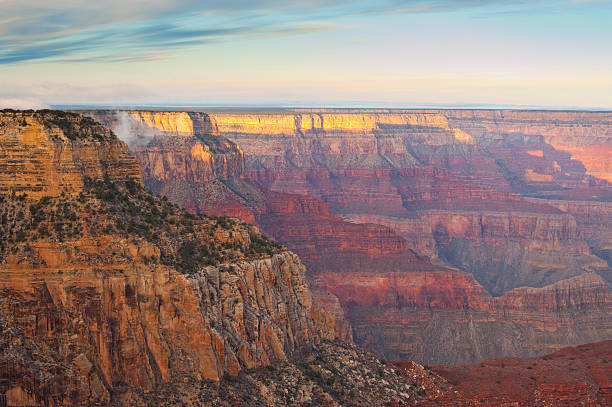 Grand Canyon Grand Canyon north rim, Arizona gunsight butte stock pictures, royalty-free photos & images