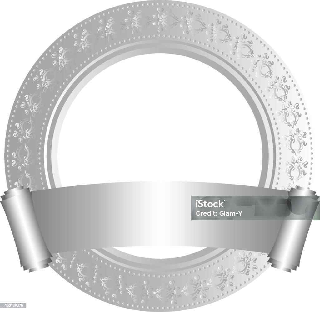Simple Scroll Round Frame Frame With Scroll Stock Illustration - Download Image Now - Achievement ...