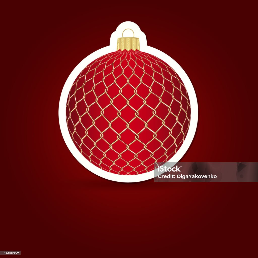 Bolas de Navidad - arte vectorial de 2014 libre de derechos