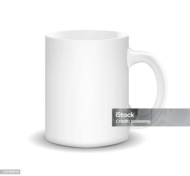 Blanc Tasse De Café Vecteurs libres de droits et plus d'images vectorielles de Blanc - Blanc, Boisson, Café - Boisson