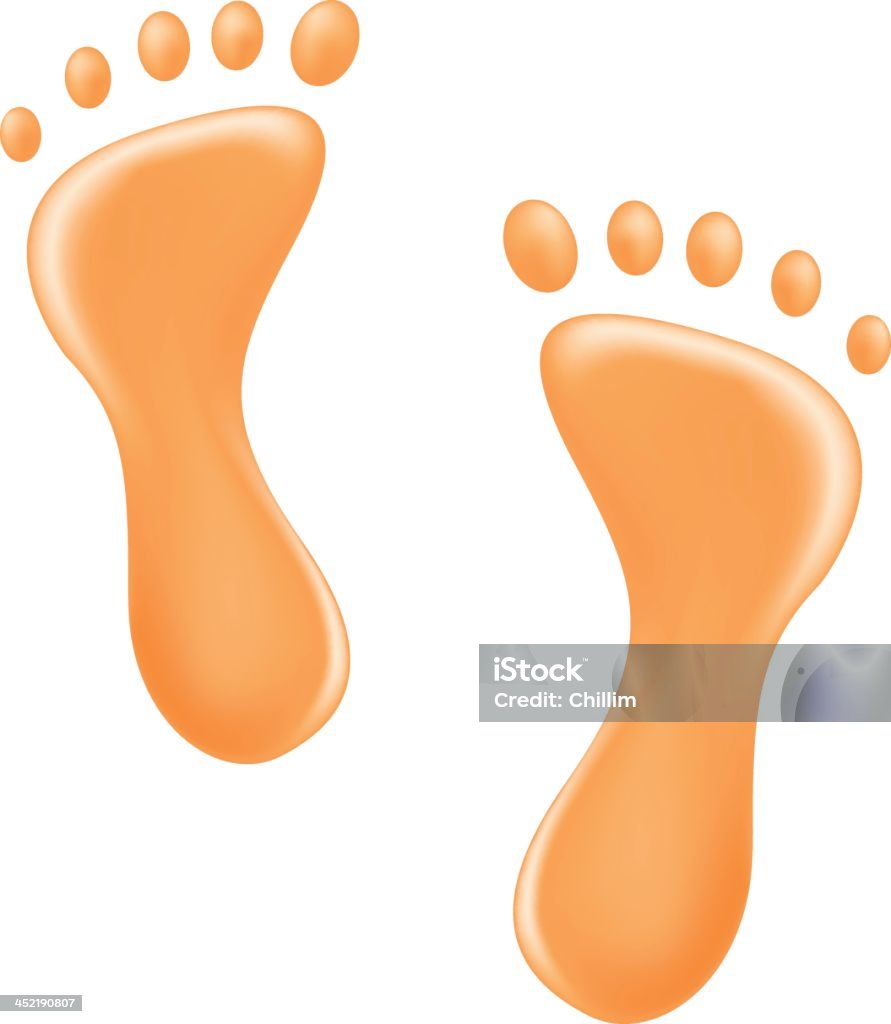 Abstract Footsteps Footsteps Stock Illustration - Download Image Now - Abstract, Activity ...