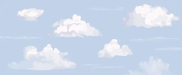 Vector illustration of Cloudscape