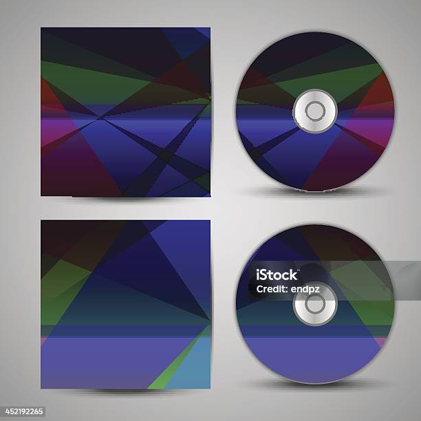 Conjunto De Vetor Cd Cover Design Para O Seu - Arte vetorial de stock e mais imagens de Abstrato - Abstrato, CD-ROM, Computação Gráfica