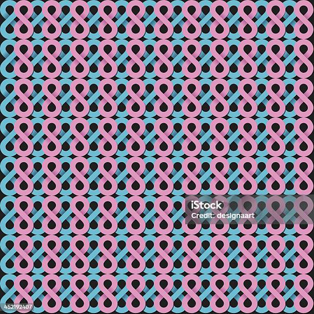 Eight Universal Pattern Eight Shape Pattern Stock Illustration - Download Image Now - 1950-1959 ...